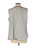 Ann Taylor LOFT 100% Cotton Black Sleeveless Blouse Size XL - photo 2