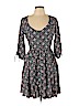 Hollister 100% Viscose Blue Casual Dress Size L - photo 1