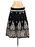 Aqua 100% Cotton Black Casual Skirt Size M - photo 1