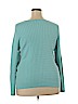 Karen Scott 100% Cotton Blue Pullover Sweater Size 2X - photo 2