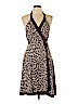 BCBGMAXAZRIA Brown Casual Dress Size L - photo 1