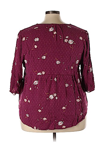 Torrid 3/4 Sleeve Blouse (view 2)