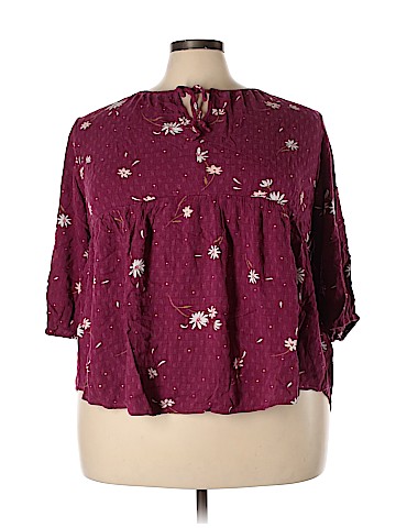 Torrid 3/4 Sleeve Blouse (view 1)