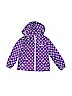 Pink Platinum 100% Polyester Polka Dots Purple Windbreakers Size 4 - photo 1