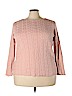 Lauren by Ralph Lauren 100% Cotton Pink Pullover Sweater Size 3X - photo 1