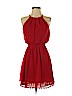 I.N. San Francisco 100% Polyester Red Casual Dress Size S - photo 1