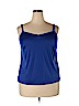 INC International Concepts 100% Nylon Blue Tank Top Size 2X - photo 1