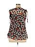 Anticipation 100% Polyester Black Sleeveless Blouse Size XL - photo 2