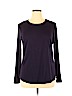 Chico's Purple Long Sleeve T-Shirt Size XL (3) - photo 1