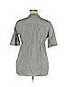 Cato 100% Cotton Gray 3/4 Sleeve Button-Down Shirt Size XL - photo 2