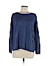 Eileen Fisher 100% Linen Blue Long Sleeve Top Size M (petite) - photo 1