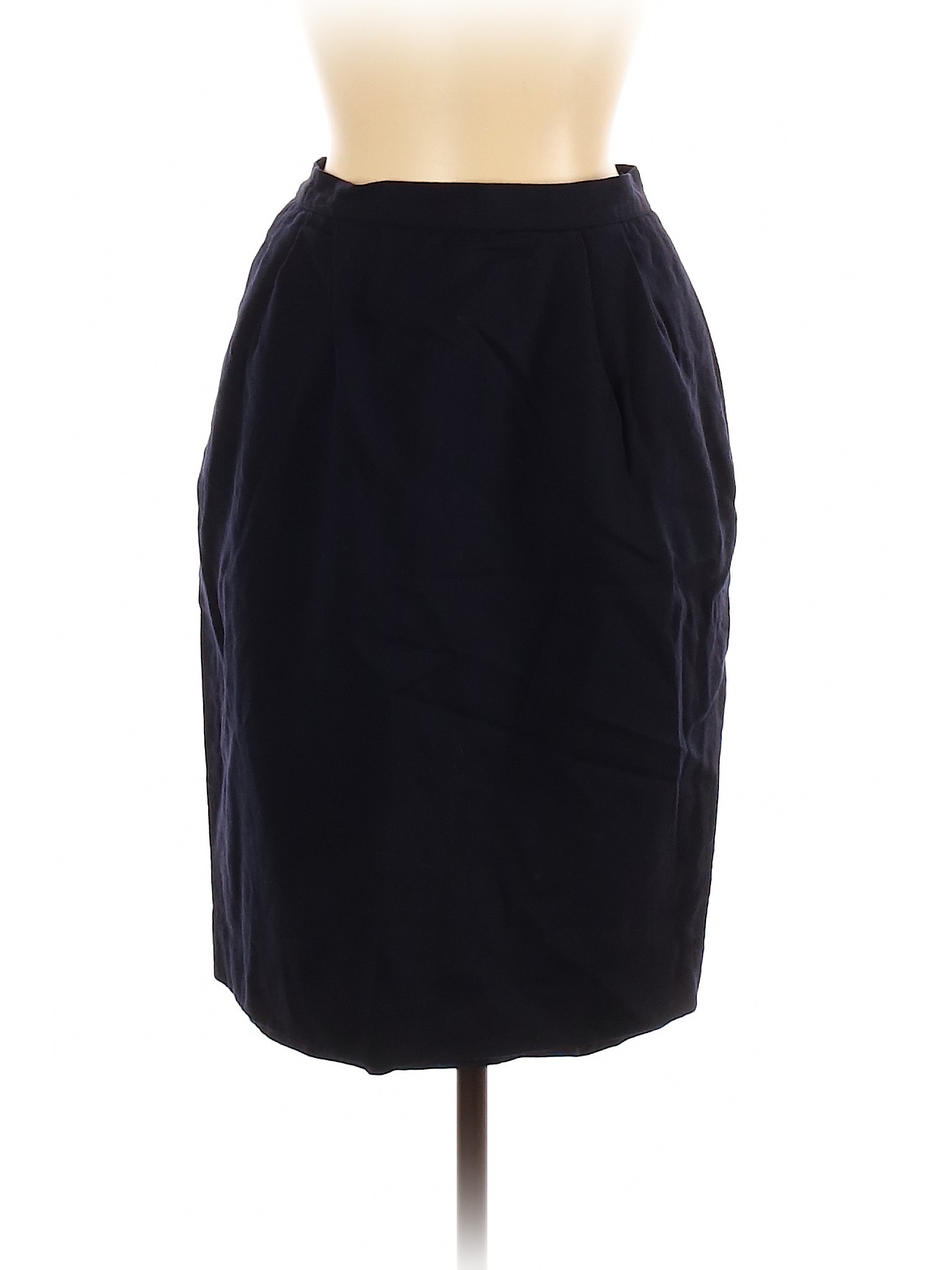 Liz Claiborne Collection Women Blue Wool Skirt 8 | eBay