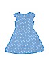 H&M 100% Cotton Polka Dots Blue Dress Size 6 - 8 - photo 1