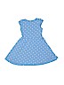 H&M 100% Cotton Polka Dots Blue Dress Size 6 - 8 - photo 2