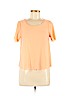 Topshop 100% Polyester Pink Short Sleeve Top Size 6 - photo 1