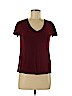 Forever 21 Burgundy Short Sleeve T-Shirt Size M - photo 1