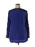 Lane Bryant 100% Polyester Purple 3/4 Sleeve Blouse Size 18 - 20 Plus - photo 2