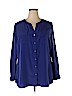 Lane Bryant 100% Polyester Purple 3/4 Sleeve Blouse Size 18 - 20 Plus - photo 1