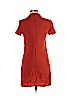 Heart Hips 100% Rayon Orange Casual Dress Size S - photo 2