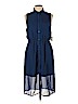 Charlotte Russe 100% Polyester Blue Casual Dress Size L - photo 1