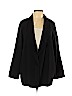 Eileen Fisher 100% Silk Black Silk Blazer Size L - photo 1