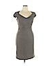H&M 100% Polyester Gray Casual Dress Size 14 - photo 1