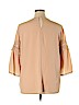 Andree by UNIT 100% Polyester Tan 3/4 Sleeve Blouse Size 1X - photo 2