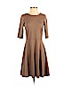 Forever 21 Brown Casual Dress Size L - photo 1