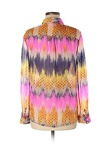 Leifsdottir Long Sleeve Silk Top (view 2)