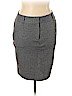 Ann Taylor LOFT 100% Cotton Gray Casual Skirt Size 14 - photo 1