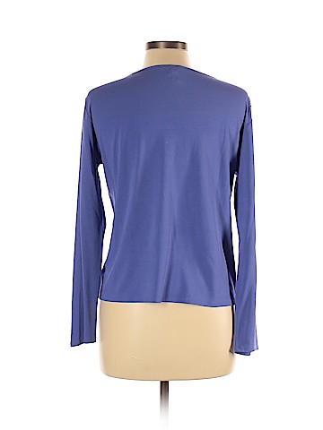 Eileen Fisher Long Sleeve Silk Top (view 2)