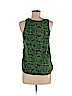 H&M 100% Viscose Green Sleeveless Blouse Size 6 - photo 2