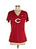 Nike 100% Polyester Red Active T-Shirt Size M - photo 1