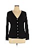 Linda Matthews Black Cardigan Size XL - photo 1
