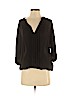 Joie 100% Silk Black 3/4 Sleeve Silk Top Size S - photo 1