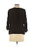Joie 100% Silk Black 3/4 Sleeve Silk Top Size S - photo 2