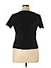 Knit de Knit 100% Cotton Black Short Sleeve Top Size XL - photo 2