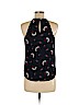 A.L.C. 100% Silk Blue Sleeveless Silk Top Size 6 - photo 2