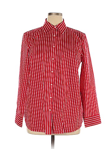 Jones New York Signature Long Sleeve Button-Down Shirt (view 1)