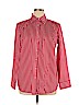 Jones New York Signature 100% Cotton Red Long Sleeve Button-Down Shirt Size 1X - photo 1