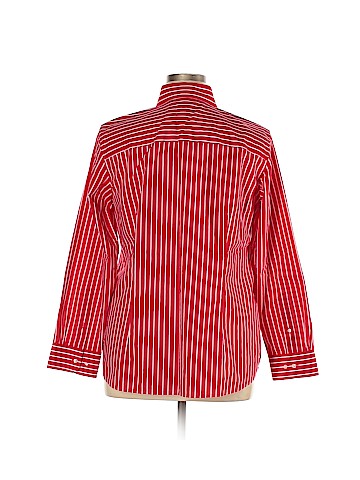 Jones New York Signature Long Sleeve Button-Down Shirt (view 2)