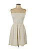 Love J 100% Cotton Ivory Cocktail Dress Size L - photo 1