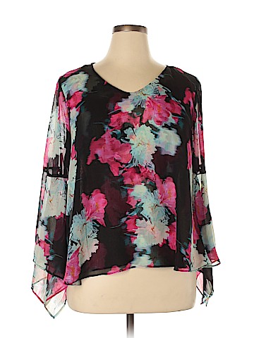 Jennifer Lopez Long Sleeve Blouse (view 1)