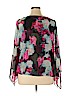 Jennifer Lopez 100% Polyester Pink Long Sleeve Blouse Size XL - photo 2