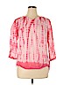 DressBarn 100% Cotton Pink 3/4 Sleeve Blouse Size XL - photo 1