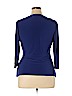 DressBarn Blue 3/4 Sleeve Top Size XL - photo 2