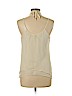 MICHAEL Michael Kors 100% Silk Ivory Sleeveless Silk Top Size 10 - photo 2