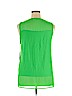 Vince Camuto 100% Polyester Green Sleeveless Top Size XL - photo 2