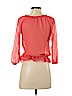 Hollister 100% Polyester Pink 3/4 Sleeve Blouse Size S - photo 2