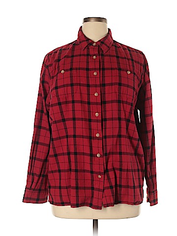 Duluth Trading Co. Long Sleeve Button-Down Shirt (view 1)